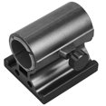 thumbnail image 2 of Soporte portátil para paraguas para aventuras al aire libre, soporte para caja de pesca de aleación de aluminio negro, 2 of 8