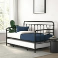 thumbnail image 5 of DHP Locky Metal Daybed with Pop Up Trundle Bed, Twin over Twin, Black, 5 of 26