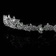thumbnail image 4 of MasteelfCA Wedding Style Rhinestone Decor Bride Crown Hair Barrettes /Hairband /Hair Clip /Hair Loop (Sliver), 4 of 7