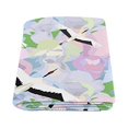 thumbnail image 2 of CADecor Cranes Flying over Garden Blossoms Sakura Throw Blanket Bed Sofa Blanket 58x80 inches, 2 of 3