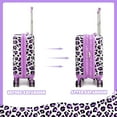 thumbnail image 6 of Kids Carry on Luggage Sets 5 Piece Rolling Suitcases for Girls Women with Wheels Suitcase with Travel Pillow for Airplane, 6 of 7