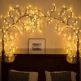 thumbnail image 2 of Enchanted Willow Vine Lights with Remote, Christmas Decorations DIY Vines for Room Decor, 144 LEDs Artificial Plants Tree Branches,8 Modes Vines with Lights for Bedroom Wall Living Room Decor, 2 of 6