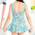 thumbnail image 4 of HIPYLO Girls Swimsuit Tummy Control One Piece Swim Dress Teen Girl Summer Sleeveless Boat Neck Bathing Suit with Bottom for Hoilday Beachwear, 4 of 7