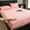 Pink, variant on TACILIP Elegants Luxuriously Soft 3-Piece Velvet Flannel Sheet Set - Quality - Cozy Warm-Antis-Statics- Non Pilling Fuzzy Velvet Flannel Fleece Sheet Set, Housewarming Gifts
