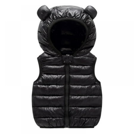 

Toddler Baby Girls Winter Cartoon Windproof Coat Hooded Warm Outwear Waistcoat