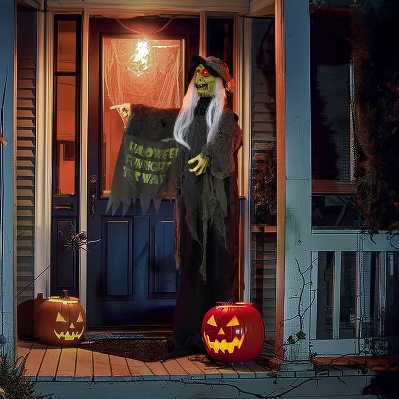 Astoutdoor 6 ft Halloween Standing Decoration with Lights and Sound