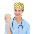 thumbnail image 5 of Scrub Caps Women Men, Potato cute Adjustable Working Caps, Turban Hat Cleaning Working Cap with Sweatband, Elastic Bandage Tie Back Nurse Cap, 5 of 5