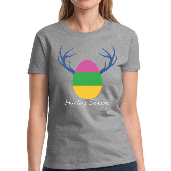 Easter Shirts for Women - S M L XL 2XL 3XL - Hunting Season Graphic Tee