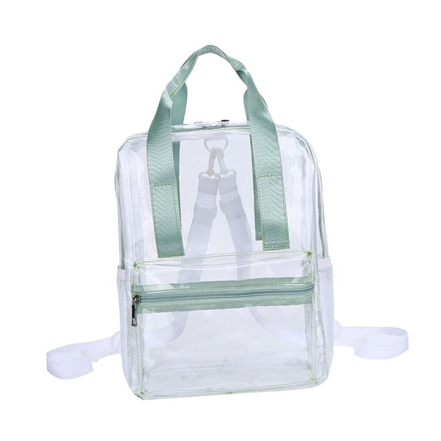 Mochila de PVC Salvador Mochila Escolar Impermeable Verde
