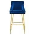thumbnail image 2 of Discern Performance Velvet Bar Stool, 2 of 7