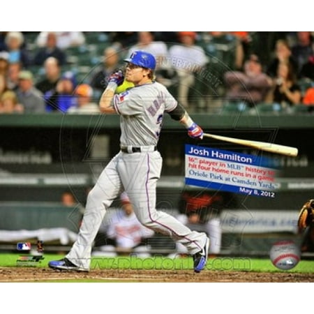 Josh Hamilton 16th player in MLB History to hit four home runs in a game- May 8 2012 Sports