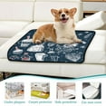 thumbnail image 6 of Qxltty Cute Doodle Christmas Party Cat litter Pads Pet Set of 3 Diaper Mats Center Anti-leakage Layer Absorbent Soft and Comfortable, 6 of 7