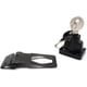 thumbnail image 2 of Cerradura de metal negro, dispositivo de bloqueo de puerta con llave para puertas delanteras, para cerraduras de refugio, armarios, cajas, muebles Feliz Sencillez, 2 of 5