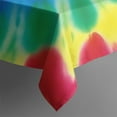 thumbnail image 5 of Colorful Tie Dye Mandala Pattern Square Tablecloth,Waterproof Square Table Cover,Wipeable Spillproof Washable Table Cover for Home Kitchen Party Decor 42"X42"(107x107cm), 5 of 6
