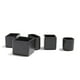 thumbnail image 4 of Bearachild 24 protectores de suelo negros para patas de silla, PVC duradero, aplicaciones amplias, fuerte capacidad de carga Decoración del hogar, 4 of 6