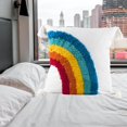 thumbnail image 1 of Cómoda funda de almohada tejida copetuda con de cojín Cremallera Funda de almohada nórdica con para sa de estar Sofá Baoblaze Funda de almohada de tiro, 1 of 8