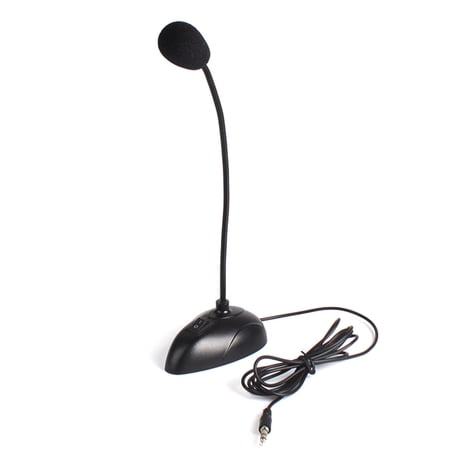 Welling Wired Base Desktop Microphone Mobile Phone Karaoke Gaming Meeting Mic for PC