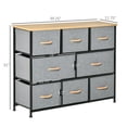 thumbnail image 6 of YYAo Dresser, Storage Fabric Dresser,8-Drawer Dresser, 3-Tier Fabric Chest Of Drawers, Storage Tower Organizer Unit, Light Gray, 6 of 7