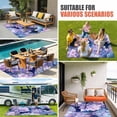 thumbnail image 3 of Spring Purple Hydrangea Outdoor Rug 3x5 Ft, Non Slip Washable Area Rug, Country Flowers Garden Plants Patio Rugs Carpet Runner, Large Floor Mat for Indoor/Outdoor Deck Porch Camping, 3 of 8