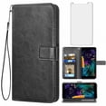 thumbnail image 1 of Mobile Phone Cover for Lg K30 2019, Cover Premium Pu Leather Tpu Flip Case Magnetic Closure Card Compartment Stand Function Wallet with Lanyard Protective Cover, 1 of 7