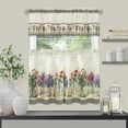 thumbnail image 2 of Achim Garden Blooms Multi Elegance - Luxurious 58" x 36" Tier & Valance Ensemble, 2 of 6