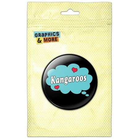 

Dreaming of Kangaroos Blue Refrigerator Button Magnet