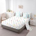 thumbnail image 5 of spefrowx Kawaii Sea Turtle Twin Bedding for Kids, Silhouette Coral Starfish Shell Bedding Comforter Set, Polka Dot Reversible, 7 Pieces, 5 of 6