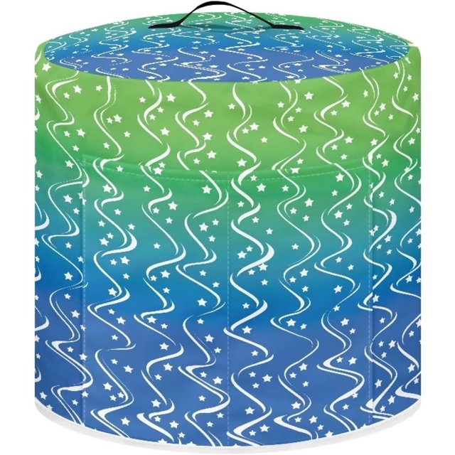 Small Kitchen Appliance Covers Pressure Cooker Cover for 6 Quart Instant Pot and Air Fryer Accessories Stain Resistant Washable Cover Home Decor, Lots of Stars