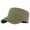 Army Green, variant on Men Classic Solid Cotton Army Hat Cadet Combat Military Flat Sun Baseball Cap