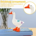 thumbnail image 5 of 6 Inch Desk Goose Desktop Goose Statue Goose Key Holder Funny Goose Decor for Office Table or Home Decorations Idea, 5 of 5