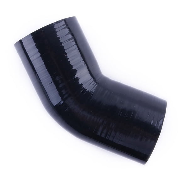 OHOB-COOL Silicone 45 Degree elbow Hose ,ID 70mm,Length  4"(102mm),4-Ply (5.4mm) Reinforced Turbo/Intercooler/Intake Piping Coupler Industrial Hydraulic Hoses Black