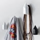 thumbnail image 2 of Gancho de Pared Decorativa Colgadores Individuales Conveniente de Instalar Accesorios Blanco, 2 of 9