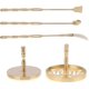thumbnail image 1 of 5pcs Incense Mold Tool Kit Incense Making Kit Shovel Brush Incense Spoon Press for Yoga Meditation Incense Burner Home Accessory, 1 of 4