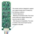 thumbnail image 5 of 10 Button 8 pin Female Plug Massage Remote Hand Control Model LN-A603R for Power Recliner, 5 of 6