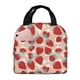thumbnail image 1 of Easygdp Red Strawberry Bolsa Térmica Premium - Tela Oxford Impermeable, Gran Capacidad, Bolsillo Frontal, Unisex para Trabajo, Escuela, Actividades al Aire Libre y Picnics, 1 of 8