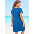 thumbnail image 2 of Swim 365 Women's Plus Size Box-Pleat Cover Up, 2 of 5