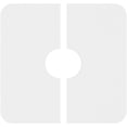 thumbnail image 4 of 20"OD x 5"ID x 7"C x 1"P Lucan Architectural Grade PVC Contemporary Ceiling Medallion, Two Piece, 4 of 4