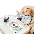 thumbnail image 4 of i Kito Toddler Silicone Plates with Suction, Baby Feeding Plate with Spoon, Toddler Silicone Placemat Panda Shap, 4 of 7