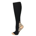 thumbnail image 1 of  1pair Sports Compression Sock Nylon Sports Stocking Unisex (Gradient Nude S/M), 1 of 6