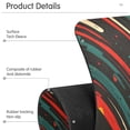 thumbnail image 4 of Yayeee Faucet Mat for Kitchen Sink 14.7" Diatomite Long Splash Guard Pad, Green Stars Abstract, 4 of 7