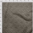 thumbnail image 4 of oneOone Polyester Spandex Tawny Brown Fabric Leaves Sewing Material Print Fabric By The Yard 56 Inch Wide, 4 of 5