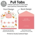 thumbnail image 5 of Big Dot of Happiness Girl Little Pumpkin - Fall Birthday Party or Baby Shower Game Pickle Cards - Pull Tabs 3-in-a-Row - Set of 12, 5 of 6
