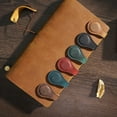 thumbnail image 3 of Vintage Leather Bookmark Dual-side Magnetic Page Divider Book Page Corner Markers Gift Bookmark for Bookworm Women Men, 3 of 19