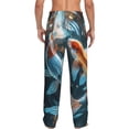 thumbnail image 3 of Goofa Cute Koi Fish Serenity Pattern Printed Soft Pajama Pants for Men, Wide Leg Comfy Casual Lounge Yoga Pants-Large, 3 of 9