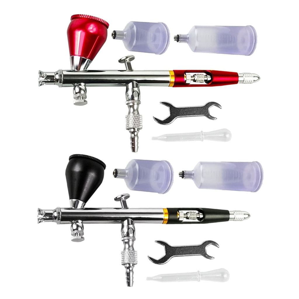 MOMOJIA Airbrush with Adjustable Sprays Ranges Comprehensive Airbrush set for Crafts Art