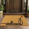 thumbnail image 3 of Findosom 24"x36" Door Mat Front Doormat Dirt Trapping Welcome Mat, Indoor Outdoor Washable Entrance Mat Stain Resistant Natural Low Profile Entry Rug for Porch Patio Kitchen Backdoor Home Decor, 3 of 9