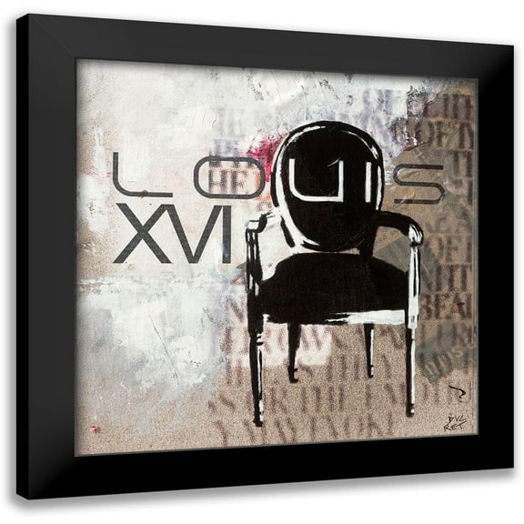 Ducret, Patrice 12x12 Black Modern Framed Museum Art Print Titled - Salon II