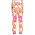 thumbnail image 3 of FORMRS Women's Pajama Pants with Pockets Soft Comfy Loungewear Sleep Bottom, Sizes S-2XL, Orange Grapefruit Slices, 3 of 8