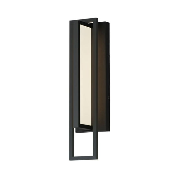 40654BK Maxim Lighting Formation VX - 16W 1 LED Outdoor Wall Mount-18 Inch Tall and 4.75 Inch Wide