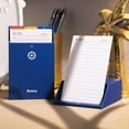 thumbnail image 4 of Notsu Centre Rise To Do List Card Box Set | 50 Foldable To-Do Vertical Notecards 3x5, Productivity Index Card Organizer Tab Dividers, Desk Card Holder Stand (Blue), 4 of 10